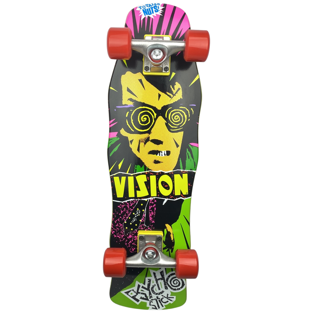 Vision Psycho Stick Mini Cruiser Complete Green - 8